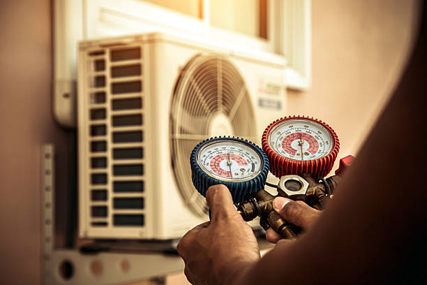 Professional Air Conditioning Service technician working in Poughkeepsie, NY